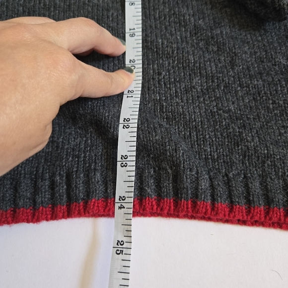 Croft& Barrow cardinal chickadee birds nature embroider zip sweater ramie silk M - Picture 5 of 8